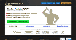 Desktop Screenshot of analytics-ninja.com